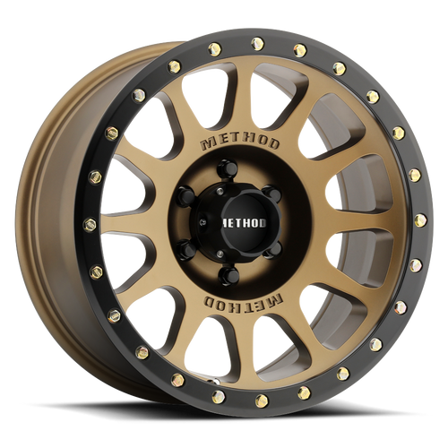 Method MR305NV 17x8.5 6x135 25mm Bronze w/ Matte Black Lip Wheel