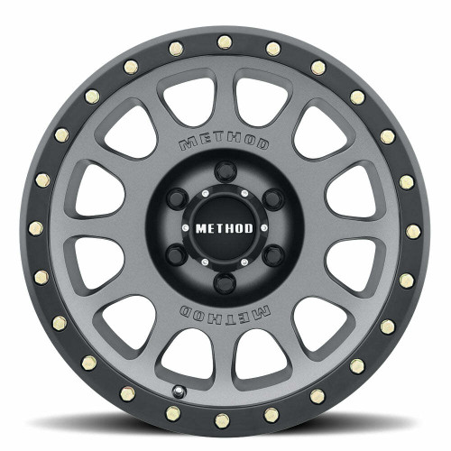 Method MR305 NV 17x8.5 0mm 5x150 116.5mm Titanium - Matte Black Lip Wheel