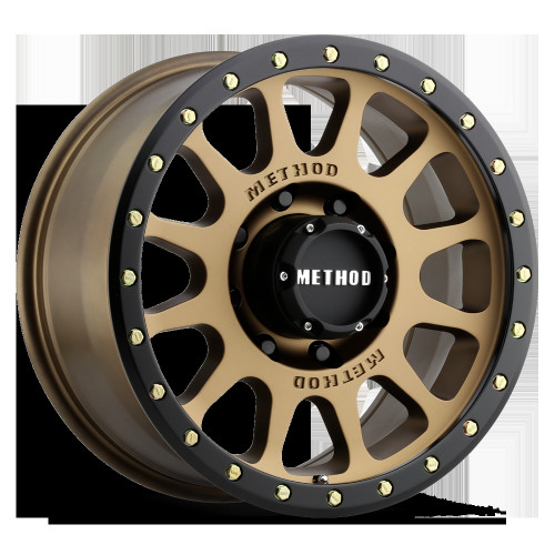 Method MR305 NV HD 18x9 +18mm Offset 8x170 130.81mm CB Method Bronze/Black Street Loc Wheel