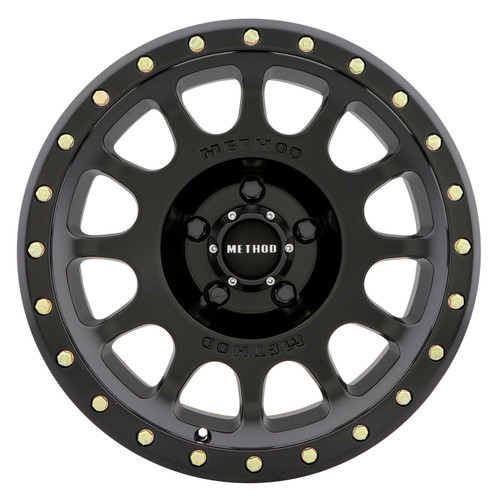 Method MR305 NV 17x8.5 0mm Offset 5x4.5 83mm CB Matte Black Wheel