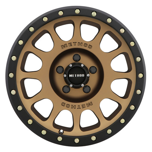 Method MR305 NV 17x8.5 0mm Offset 5x150 116.5mm CB Method Bronze/Black Wheel