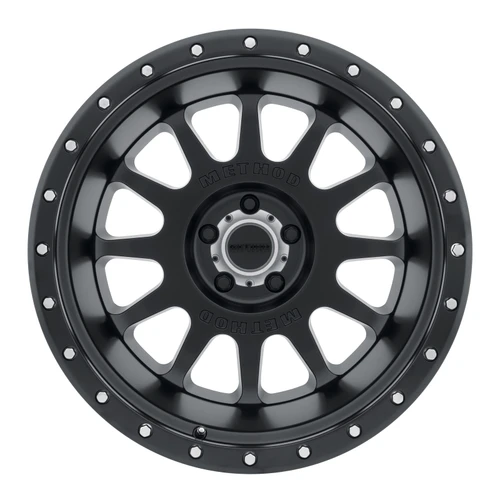 Method MR605 NV 20x10 -24mm Offset 5x5.5 108mm CB Matte Black Wheel