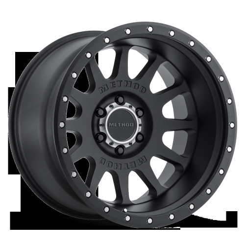 Method MR605 NV 20x12 -52mm Offset 6x5.5 106.25mm CB Matte Black Wheel