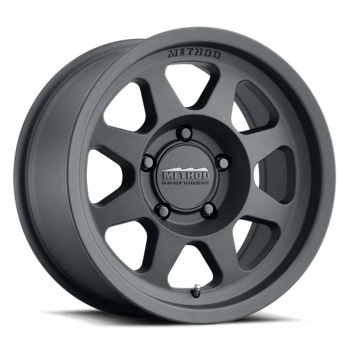 Method MR701 17x7.5 +50mm Offset 5x160 65mm CB Matte Black Wheel