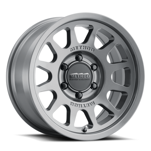 Method MR703 17x8.5 0mm Offset 6x5.5 106.25mm CB Gloss Titanium Wheel