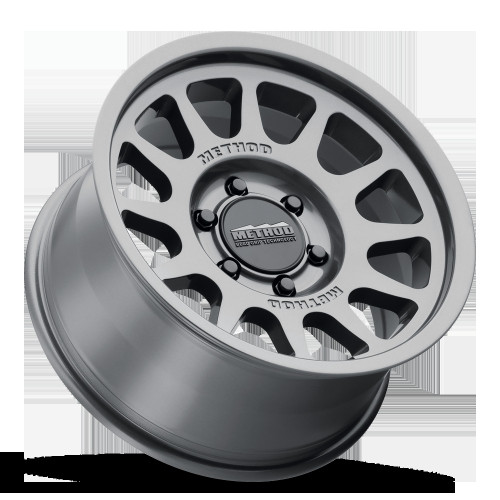 Method MR703 17x8.5 0mm Offset 6x120 67mm CB Gloss Titanium Wheel