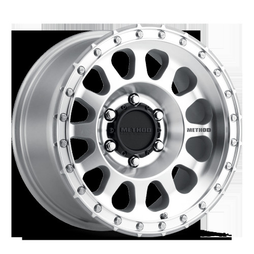 Method MR315 17x9 -12mm Offset 6x5.5 106.25mm CB Machined/Clear Coat Wheel