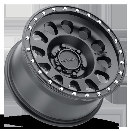 Method MR315 17x8.5 0mm Offset 6x120 67mm CB Matte Black Wheel