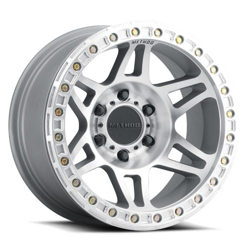 Method MR106 Beadlock 17x9 -44mm 8x6.5 130.81mm Machined/Clear Coat Wheel
