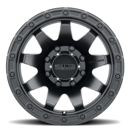 Method MR317 18x9 +18mm Offset 8x180 130.81mm CB Matte Black Wheel