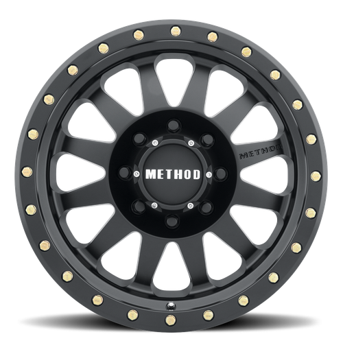 Method MR304 Double Standard 17x8.5 0mm Offset 8x170 130.81mm CB Matte Black Wheel