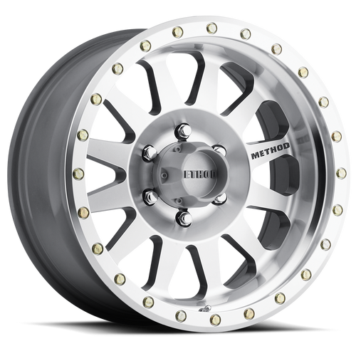 Method MR304 Double Standard 17x8.5 0mm 6x5.5 108mm CB Machined/Clear Coat Wheel