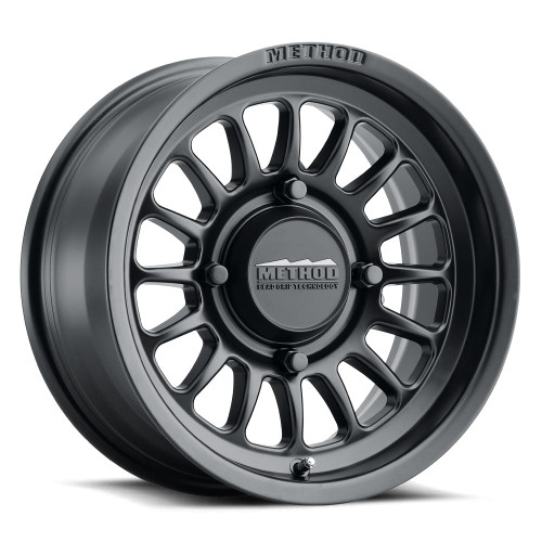 Method MR411 15x7 5+2/+38mm Offset 4x136 106.25mm CB Matte Black Wheel