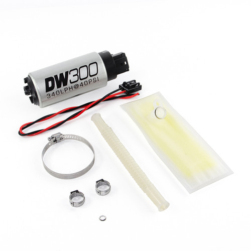 DeatschWerks DW300 Fuel Pump w/ Install Kit for 92-95 BMW E36 325i