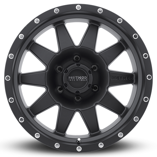 Method MR301 The Standard 18x9 -12mm Offset 6x5.5 108mm CB Matte Black Wheel