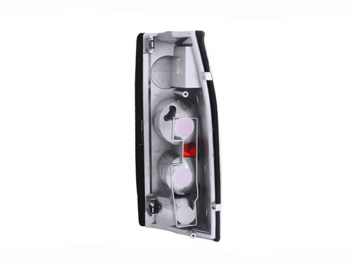 ANZO Taillights Chrome 3D Style for 1999-2000 Cadillac Escalade