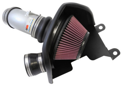 K&N Silver Typhoon Intake for 12 Honda Civic Si 2.4L L4