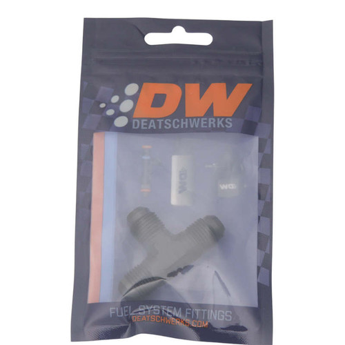 DeatschWerks 6AN Male Flare to 6AN Male Flare to 6AN Male Flare Tee Fitting