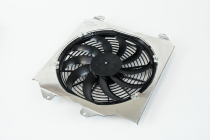 CSF All-Aluminum Fan Shroud w/12in SPAL Fan for 92-00 Honda Civic