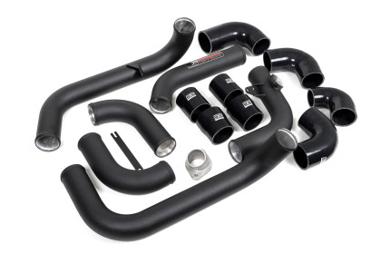 GrimmSpeed Front Mount Intercooler Raw Core / Black Pipe for 08-14 Subaru WRX