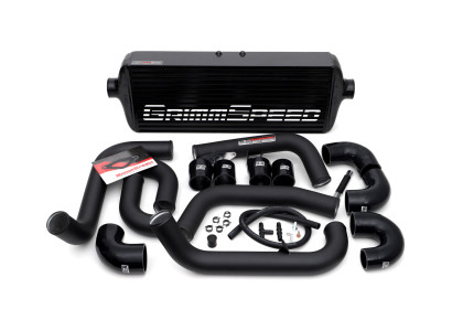 GrimmSpeed Front Mount Intercooler Black Core / Black Pipe for 08-14 Subaru STI