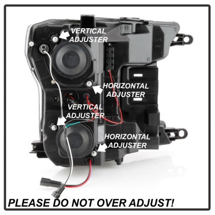 Spyder Signature Proj. Headlights - Chrome for 18-19 Ford F150 (Halogen Model)