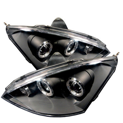 Spyder Projector LED Halo Black Headlights for 00-04 Ford Focus