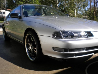 Spyder Projector Headlights LED Halo Black for 92-96 Honda Prelude