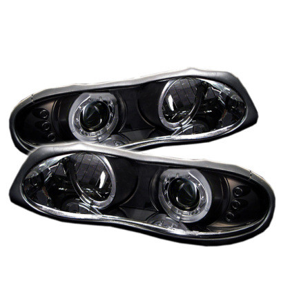 Spyder Projector Headlights LED Halo Black for 98-02 Chevy Camaro