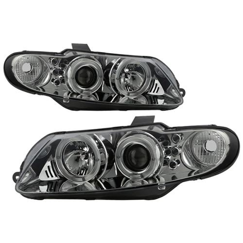 Spyder Projector Headlights LED Halo LED Smoke for 04-06 Pontiac GTO