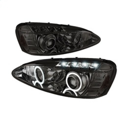 Spyder Projector Headlights LED Halo LED Smke for 04-08 Pontiac Grand Prix