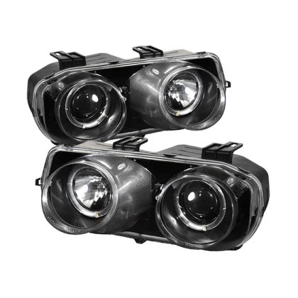 Spyder Projector Headlights LED Halo -Black for 94-97 Acura Integra