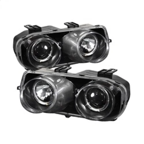 Spyder Projector Headlights LED Halo -Black for 94-97 Acura Integra