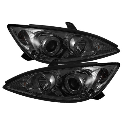 Spyder Projector Headlights LED Halo Smoke for 02-06 Toyota Camry