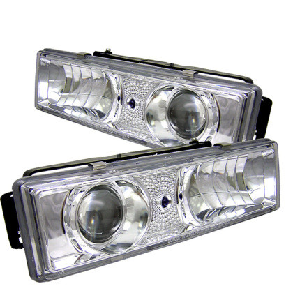 Spyder Projector Headlights Chrome for 88-99 Chevy C/K Series 1500