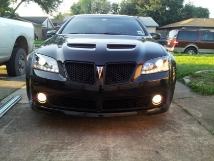 Spyder Projector Headlights DRL Black for 08-09 Pontiac G8