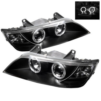 Spyder Projector Headlights LED Halo Black for 96-02 BMW Z3