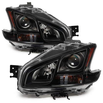 Spyder xTune Headlights - Black for 09-14 Nissan Maxima