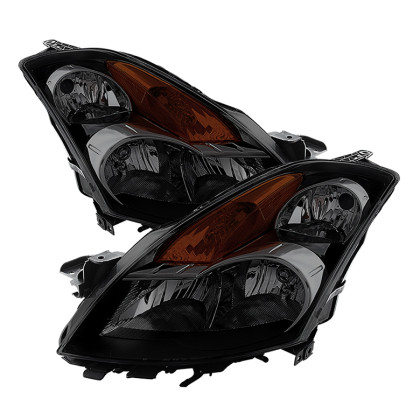 Spyder Xtune Headlights Black Smoked for 07-09 Nissan Altima Sedan w/ Halogen