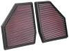 K&N Replacement Air Filter (Two Per Box) for 18-19 BMW M5 V8 4.4L F/I Turbo