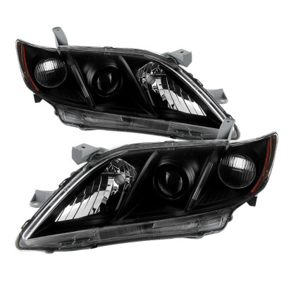 Spyder Xtune Headlights Black for 07-09 Toyota Camry