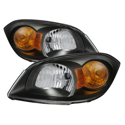 Spyder Xtune Crystal Headlights Black for 05-10 Chevy Cobalt