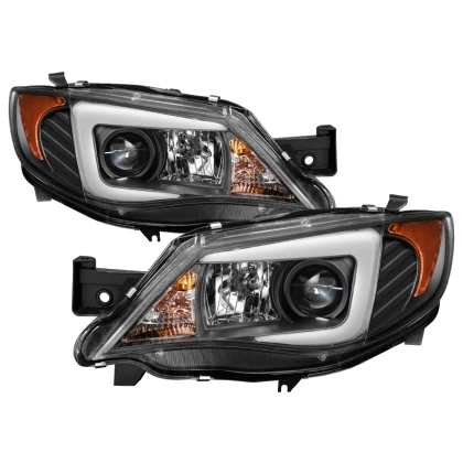 Spyder Projector Headlights Black for 08-09 WRX w/ Halogen