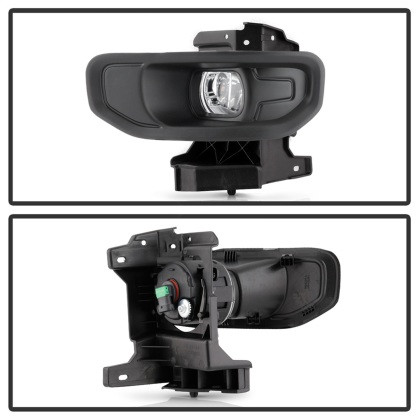 Spyder Fog Lights w/Universal Switch- Clear for 19-20 Dodge Ram 1500