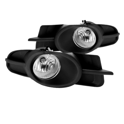 Spyder Fog Lights w/Switch Clear for 09-12 Mitsubishi Galant