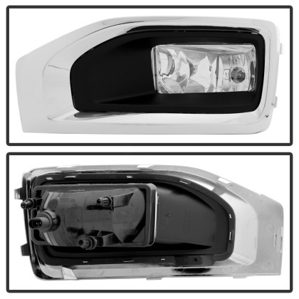 Spyder Fog Lights W/Cover and Switch Clear for 2015-2017 Yukon/Yukon XL