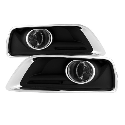 Spyder Fog Light W/Universal Switch- Clear for 2012-2015 Chevy Malibu