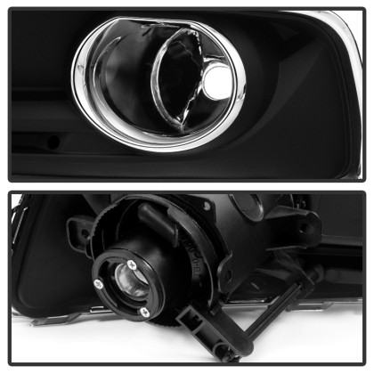 Spyder Fog Light W/Universal Switch- Clear for 2012-2015 Chevy Malibu