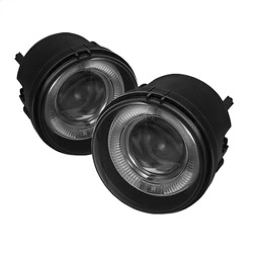 Spyder Halo Projector Fog Lights w/swch Smoke for 06-10 Charger / 05-07 Caravan