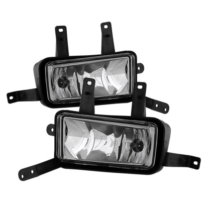 Spyder Fog Lights W/chrome trim Cover w/ Switch Clear for 2015-17 Suburban Tahoe